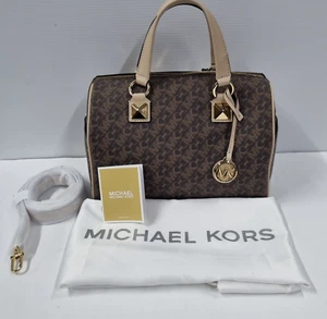 Handbag; Michael Korg- 30R4GGYS6B Grayson MD duffle satchel With receipt - Picture 1 of 6