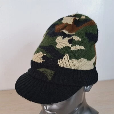 REEBOK NEW ENGLAND PATRIOTS GORRO/CRÁNEO/GORRA DE ESQUÍ, TALLA ÚNICA, CAMUFLAJE, CON ALA Foto 1 de 4