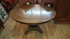 Gründerzeit Tisch – Massivholz Nussbaum - Bild 1 von 3