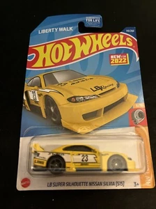2022 Hot Wheels LB Super Silhouette Nissan Silvia (S15), gelb - Bild 1 von 2
