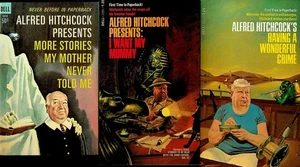 Alfred Hitchcock Paperback Lot of 5 Anthology - Foto 1 di 2