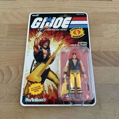 Figura de acción Super 7 ReAction Hasbro GI Joe Zartan Cold Slither 3,75" 2025 nueva Foto 1 de 2