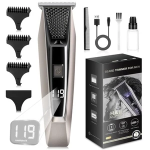 Hair Clippers for Men Professional, Cordless Beard Trimmer for Men, LED Displ... - Picture 1 of 7