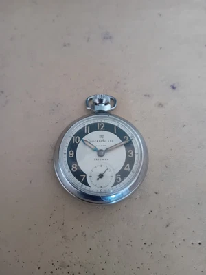 Lovely 1958 Ingersoll Triumph Pocket Watch Serviced new Crystal (425) - Image 1 of 4