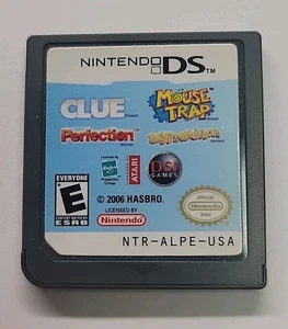 Clue/Mouse Trap/Perfection/Aggravation Nintendo DS Cartridge Only  - Picture 1 of 4