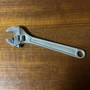 LLAVE AJUSTABLE VINTAGE CRAFTSMAN 9 44603 - 8" 200mm - EE. UU. USADA EN EXCELENTE ESTADO - Imagen 1 de 8