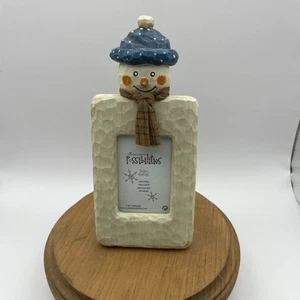 Connoisseur Possibilities Snowman Photo Frame 2x3 Picture - Picture 1 of 6