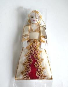 NUEVO con etiqueta Casa Blanca Martha Washington Tela Bordada Adorno San Nicolás - Imagen 1 de 4