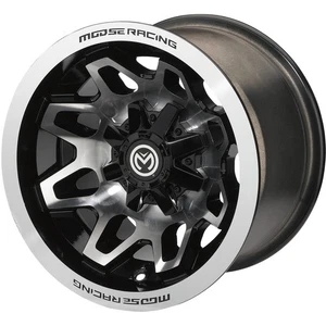Moose Matte Black 416X 12x8 Wheel - 0230-1142 - Picture 1 of 4