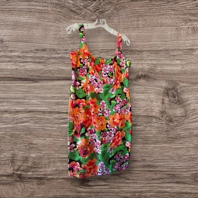 Vestido Scarlett Talla 14 Floral Multicolor Verano 1225 Foto 1 de 4