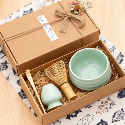 Original Matcha Tee Set Teeschale Matchaschale / Matchabesen Bambusbesen Besen. - Bild 1 von 4