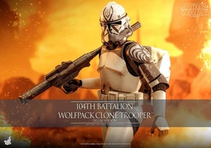 HOT TOYS Star Wars 104th Wolfpack Clone Trooper DELUXE TMS143 ⅙ Scale Figure NEW - Picture 1 of 12