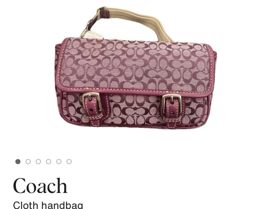 Coach Canvas purple rare fanny pack - Image 1 of 2