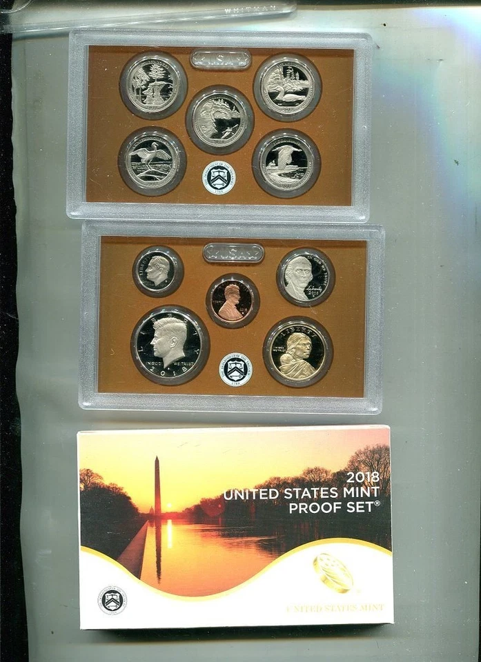 2018 S UNITED STATES FULL PROOF SET ORIGINAL BOX AND COA - Image 1 of 1