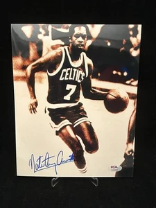 NATE ARCHIBALD SIGNED 8X10 PHOTO BOSTON CELTICS PSA COA HOF - Picture 1 of 3