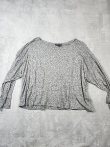 Eileen Fisher Langarmshirt 90% Tencel 10% Lyocell Rundhals Boxy Top L - Bild 1 von 6