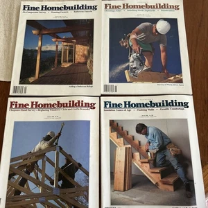 Fine Homebuilding Magazines Set Of 4 Issues 1996-98 - Picture 1 of 5