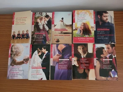 LOT DE 10 LIVRES HARLEQUIN PASSIONS   - Photo 1/2