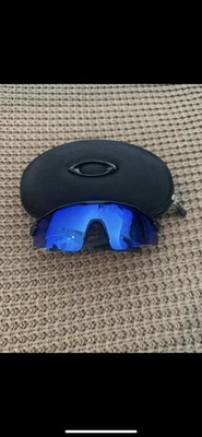 Oakley RADAR EV PATH OO9208 полированная черная оправа с ПРИЗМАТИЧЕСКИМИ САПФИРОВЫМИ СИНИМИ ЛИНЗАМИ - Изображение 1 из 4
