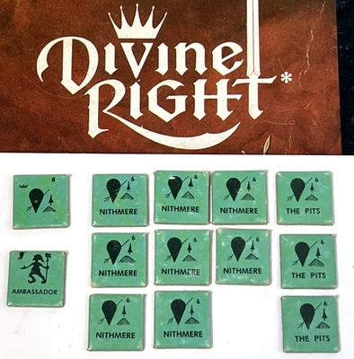 Vintage 1979 TSR - Divine Right "ZORN" Complete Unit Counter Replacement Set - Image 1 of 4