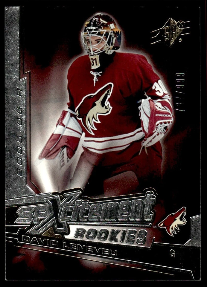 2005-06 SPx Xcitement Rookies David Leneveu Phoenix Coyotes #XR-DL - Image 1 of 2