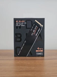 WD Black SN850X 4TB PCIe 4 NVMe SSD Storage for PlayStation PS5 Laptop PC - Picture 1 of 3