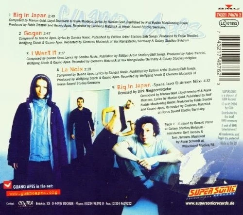 Guano Apes - Big In Japan MCD #g88083