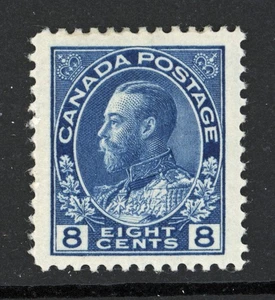 CANADA 115 Mint VF 8c blue Admiral $60.00 - Picture 1 of 1
