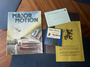 RARE Vintage Atari ST Michtron Major Motion Mackenzie Sorenson Big Box - Picture 1 of 4