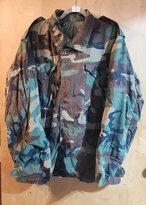 MILITARY ISSUE COLD WEATHER FIELD COAT in CAMOUFLAGE PATTERN~Medium Long ~ EUC - Picture 1 of 10