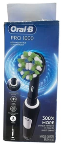 Oral-B - Pro 1000 Electric Toothbrush Black, Tested - Picture 1 of 5