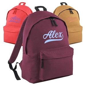 Mochila escolar personalizada con nombre personalizado para niños o niños regreso al cole - Imagen 1 de 12
