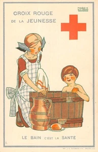 CPA THEME SANTE / CROIX ROUGE DE LA JEUNESSE / LE BAIN C'EST LA SANTE - Imagen 1 de 1