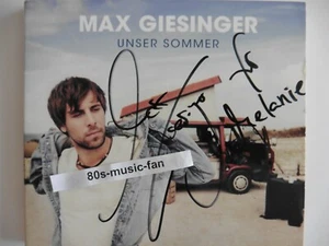 Max Giesinger   Unser Sommer   5" Promo Maxi - CD  4 Tracks   2013 wie neu! TOP! - Bild 1 von 4