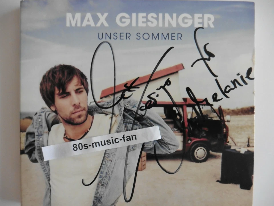 Max Giesinger   Unser Sommer   5" Promo Maxi - CD  4 Tracks   2013 wie neu! TOP! - Bild 1 von 4