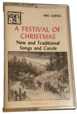 A Festival of Christmas Audio Cassette Tape #2 322676Z Musical Heritage Society  - Image 1 of 4