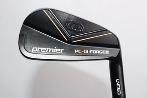 NEW UNITED PREMIER PC01 FORGED BLACK 7 IRON GOLF CLUB STIFF FLEX GRAPHITE - Picture 1 of 10