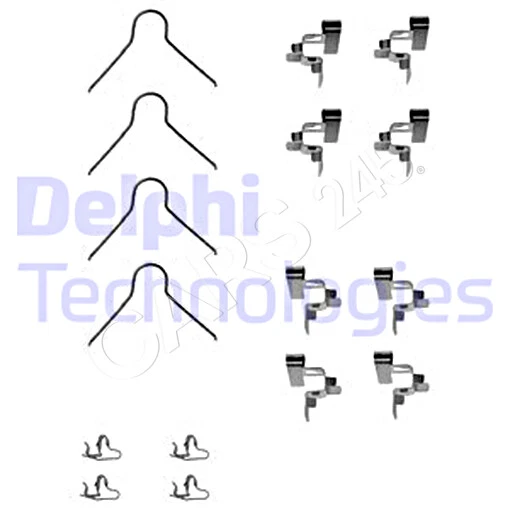 Kit de accesorios de pastillas de freno de disco DELPHI para Toyota Camry Liftback Fx 04947-32010 Foto 1 de 1