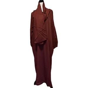 Abayas  Muslim Dress Long Plus Size Turkish Material Including 2 Size XXL & Xxxl - Picture 1 of 21