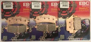 EBC FRONT and REAR Brake Pads Fits TRIUMPH STREET TRIPLE RS 765 (2017 to 2025) - Picture 1 of 14