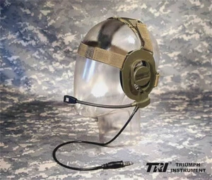 TRI Bowman Altavoz Unilateral Auriculares Militares para PRC152 PRC148 4855S - Imagen 1 de 9