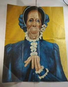 Red Skelton Signed Print Size 20"x 16" Print Titled Grandmother - Picture 1 of 6