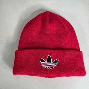 adidas Originals Beanie Mütze - Sunday Cuff - Victory Red - Black Logo - One Size - Bild 1 von 3