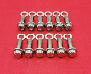 ARP 12PT LS1 EXHAUST HEADER BOLT STAINLESS STEEL KIT LS2 LS3 LS6 LS7 LSA LSX SET - Picture 1 of 2