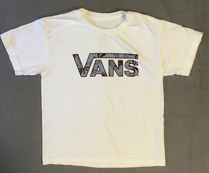 Vans White T-Shirt Youth Small - Picture 1 of 4