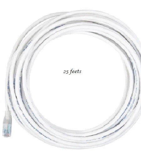 BELDEN CAT6+ 25' feet White - Image 1 of 1
