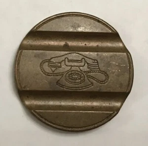 Rotary Dial Telephone Slug Tokens Italy Gettone Telefonico 12/64 date +1 Undated - Picture 1 of 6
