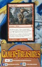 Sedge Sliver MTG Time Spiral Red Rare Creature Slightly Played x1