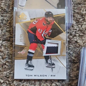 21/25. TOM WILSON. (PATCH) 2021-22 SP GAME USED. #44. - Picture 1 of 2