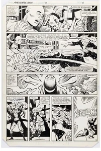 Milgrom AVENGERS ANNUAL 11 pg 6 NEBULAN VS WONG TOLLE ACTION VON 1982 - Bild 1 von 3